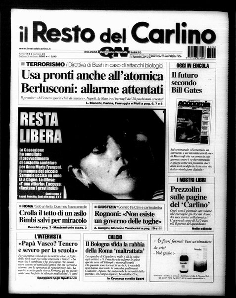 Il Resto del Carlino : giornale dell'Emilia